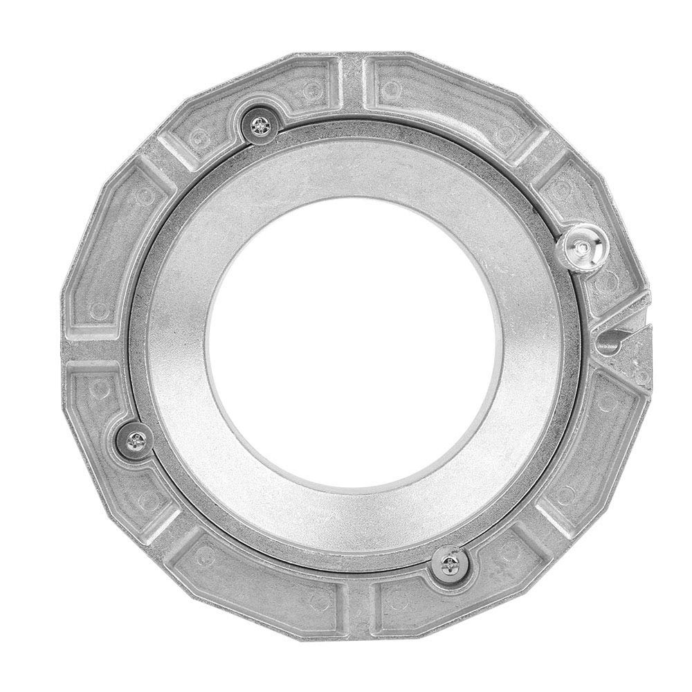 Softbox Speedring Adapter Metal Speed Ring Adapter for Mount So and Accurate Length Very Metal Speed Ring Adapter for Professional Production,