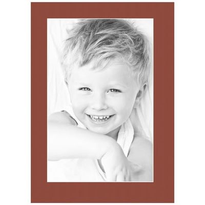 11x17 Terra-Cotta/Cognac Custom Mat for Picture Frame with 7x13 Opening Size (Mat Only, Frame NOT Included) - 1 Pack