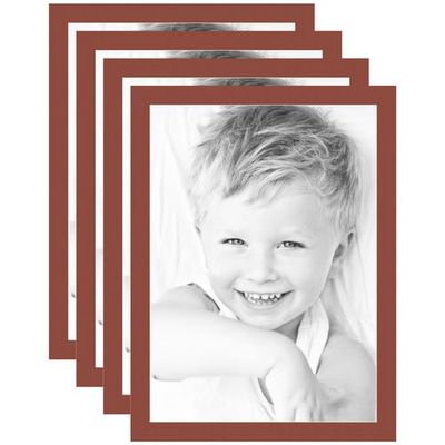 20x28 Terra-Cotta/Cognac Custom Mat for Picture Frame with 16x24 Opening Size (Mat Only, Frame NOT Included) - 4 Pack
