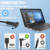 65W Laptop Charger Fit for HP Probook 450 440 445 455 G10 G9 G8 Probook 650 640 G5 G4 G6 G7 for HP Elitebook 640 645 650 655 G8 G9 G10 745 840 850 G3 G4 G5 G6 G7 G8 Blue Tip Power Cord AC Adapter view 2