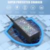 65W Laptop Charger Fit for HP Probook 450 440 445 455 G10 G9 G8 Probook 650 640 G5 G4 G6 G7 for HP Elitebook 640 645 650 655 G8 G9 G10 745 840 850 G3 G4 G5 G6 G7 G8 Blue Tip Power Cord AC Adapter view 4