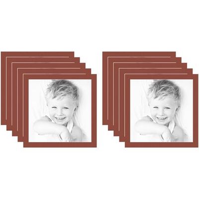 20x20 Terra-Cotta/Cognac Custom Mat for Picture Frame with 16x16 Opening Size (Mat Only, Frame NOT Included) - 10 Pack