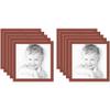 20x20 Terra-Cotta/Cognac Custom Mat for Picture Frame with 16x16 Opening Size (Mat Only, Frame NOT Included) - 10 Pack view 1