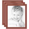18x22 Terra-Cotta/Cognac Custom Mat for Picture Frame with 14x18 Opening Size (Mat Only, Frame NOT Included) - 3 Pack view 1