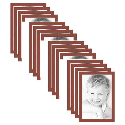16x24 Terra-Cotta/Cognac Custom Mat for Picture Frame with 12x20 Opening Size (Mat Only, Frame NOT Included) - 4 Pack