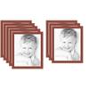 18x22 Terra-Cotta/Cognac Custom Mat for Picture Frame with 14x18 Opening Size (Mat Only, Frame NOT Included) - 8 Pack view 1
