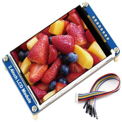 2.4inch LCD Display Module TFT Display Panel 240x320 Resolution 65K RGB Display Colors Embedded ILI9341 Driver SPI Interface Compatible with Raspberry Pi/with Arduino/ STM32, etc.