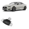 BoxWave Smart Gadget Compatible with Infiniti 2020 Q60 Display (Lower 7 in) - AllReader SD Card Reader, microSD Card Reader SD Compact USB - Jet Black view 1