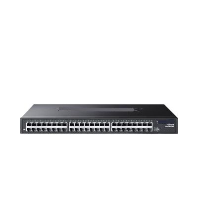 48 Port Gigabit Ethernet Switch 1000M Network Hub Internet Splitter Plug and Play Rack Mount Automatic MDI/MDIX TL-SG1048 (Size : US Adapter)