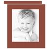 8.5x11 Terra-Cotta/Cognac Custom Mat for Picture Frame with 4.5x7 Opening Size (Mat Only, Frame NOT Included) - 2 Pack view 1