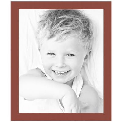18x22 Terra-Cotta/Cognac Custom Mat for Picture Frame with 14x18 Opening Size (Mat Only, Frame NOT Included) - 1 Pack