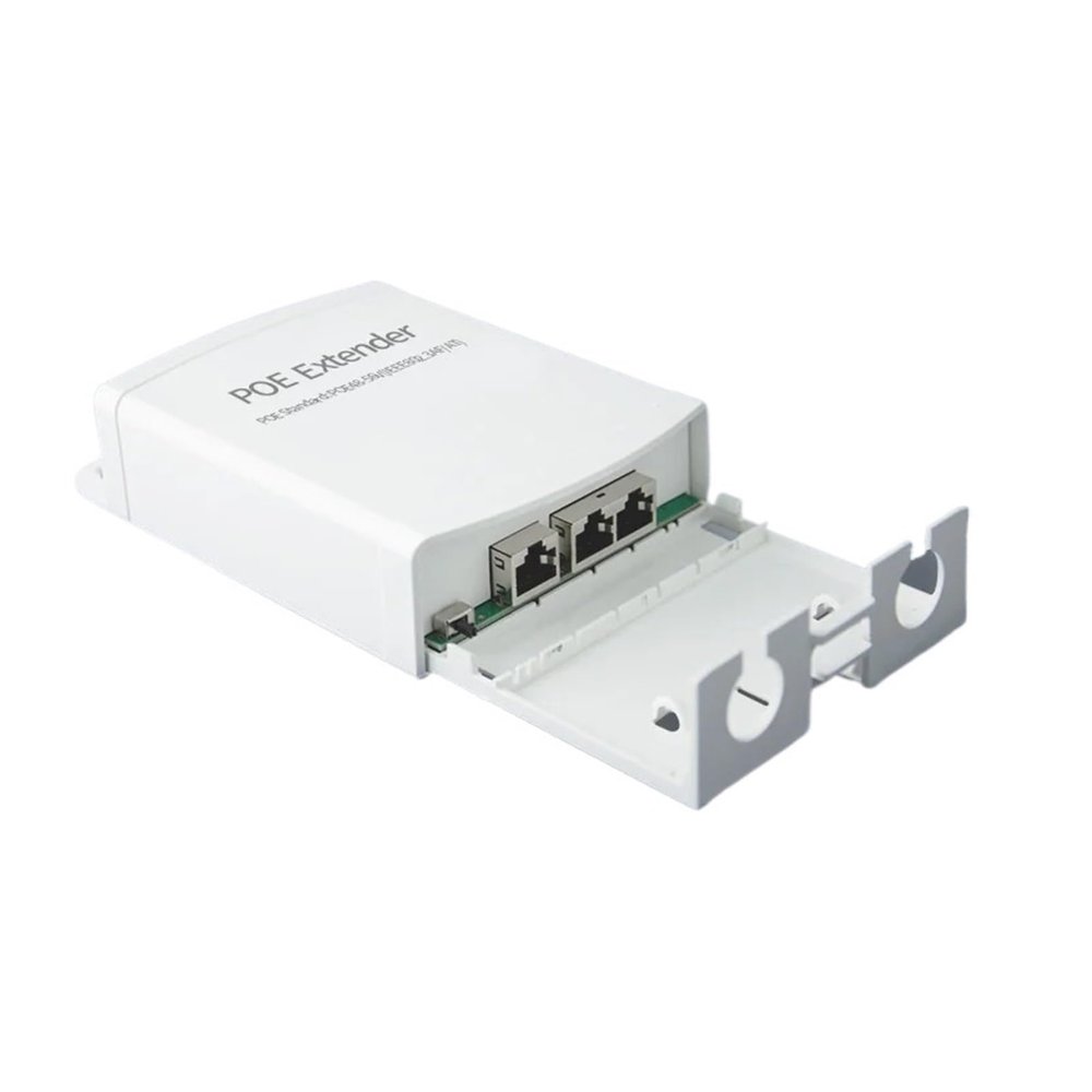 2-Port Waterproof POE Extender 100Mbps POE Repeater IEEE802.3AF/at Standard POE Camera Reverse POE Switch (Size : SSC-POE103S)