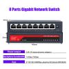 8-Port 1000Mbps Ethernet Switch Smart Switch High-Performance RJ45 Hub Plug and Play view 2