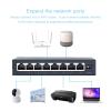 8-Port 1000Mbps Ethernet Switch Smart Switch High-Performance RJ45 Hub Plug and Play view 4