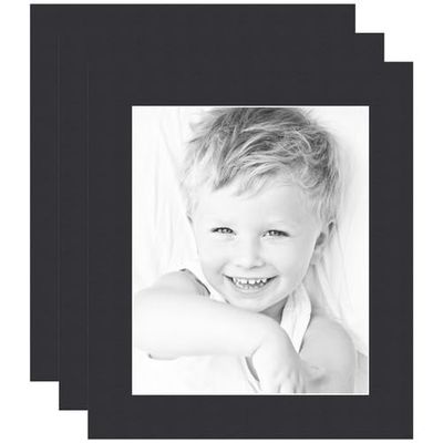 8.5x14 Terra-Cotta/Cognac Custom Mat for Picture Frame with 4.5x10 Opening Size (Mat Only, Frame NOT Included) - 3 Pack