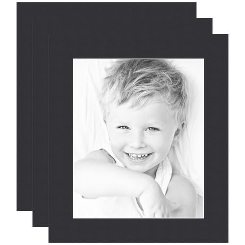 8.5x14 Terra-Cotta/Cognac Custom Mat for Picture Frame with 4.5x10 Opening Size (Mat Only, Frame NOT Included) - 3 Pack