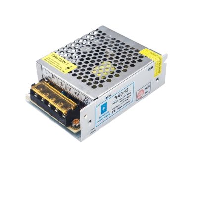 12V5A Iron Shell Switching Power Supply 12V Security Monitoring Power Supply LED Light Bar Drive Power Sufficient Power
