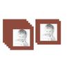 10x10 Terra-Cotta/Cognac Custom Mat for Picture Frame with 6x6 Opening Size (Mat Only, Frame NOT Included) - 7 Pack view 1
