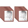 20x24 Terra-Cotta/Cognac Custom Mat for Picture Frame with 16x20 Opening Size (Mat Only, Frame NOT Included) - 10 Pack view 1