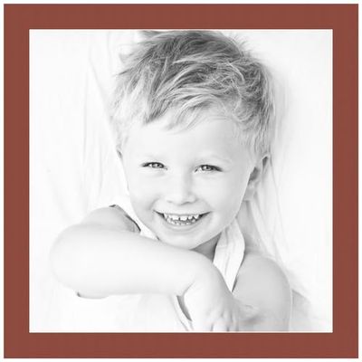 20x20 Terra-Cotta/Cognac Custom Mat for Picture Frame with 16x16 Opening Size (Mat Only, Frame NOT Included) - 1 Pack