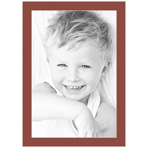 16x24 Terra-Cotta/Cognac Custom Mat for Picture Frame with 12x20 Opening Size (Mat Only, Frame NOT Included) - 1 Pack