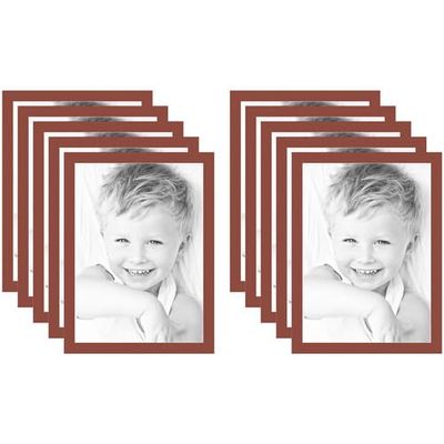 20x28 Terra-Cotta/Cognac Custom Mat for Picture Frame with 16x24 Opening Size (Mat Only, Frame NOT Included) - 10 Pack