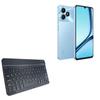 BoxWave Keyboard Compatible with Realme Note 50 - SlimKeys Bluetooth Keyboard, Portable Thin with Chiclet-Style Keys - Jet Black view 1