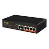 6-Port 10/100Mbps POE Switch 4+2 Fast Ethernet Switch with VLAN 52V 48W view 4
