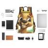 Laptop Backpack 14.7 Inch with Compartment Funny for Kangaroo Zoo Laptop Bag Lightweight Casual Daypack for Travel view 4