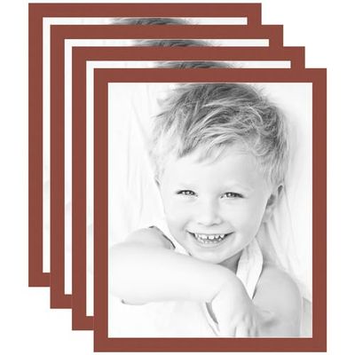 24x30 Terra-Cotta/Cognac Custom Mat for Picture Frame with 20x26 Opening Size (Mat Only, Frame NOT Included) - 4 Pack