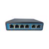 6-Port Industrial POE Switch 10/100M Ethernet Switch 4 POE Ports and 2 RJ45 Ports Network Switch view 2