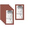 10x20 Terra-Cotta/Cognac Custom Mat for Picture Frame with 6x16 Opening Size (Mat Only, Frame NOT Included) - 6 Pack view 1