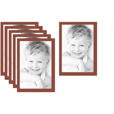 20x30 Terra-Cotta/Cognac Custom Mat for Picture Frame with 16x26 Opening Size (Mat Only, Frame NOT Included) - 6 Pack