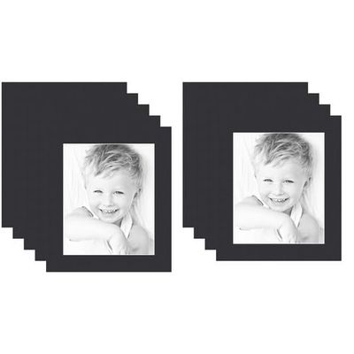 8.5x11 Terra-Cotta/Cognac Custom Mat for Picture Frame with 4.5x7 Opening Size (Mat Only, Frame NOT Included) - 9 Pack