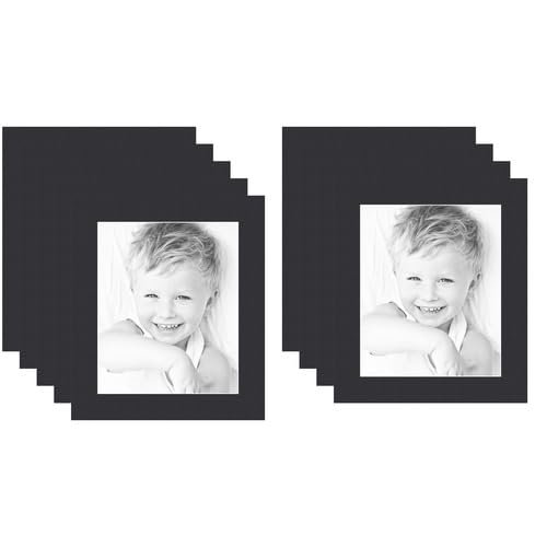 8.5x11 Terra-Cotta/Cognac Custom Mat for Picture Frame with 4.5x7 Opening Size (Mat Only, Frame NOT Included) - 9 Pack