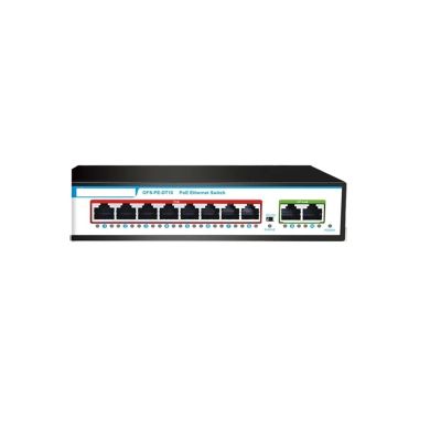 4 8 Ports 48v POE Switch Ethernet Management Gigabit AI Smart Network Switch 1000mbps (Size : OFS-PE-DT10)