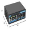 4-Port 2.5G Switch Ethernet RJ45 Port 10G SFP Gigabit Switch Plug and Play Unmanaged 2.5Gbps Switch (Size : Switch with US Plug) view 3