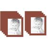 15x18 Terra-Cotta/Cognac Custom Mat for Picture Frame with 11x14 Opening Size (Mat Only, Frame NOT Included) - 9 Pack view 1