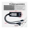 DMSPEQEY POE Splitter 10/100Mbps IEEE802.3af 44-57V to 5V 2.4A Micro USB Power Supply, Standard chip view 2
