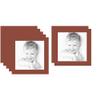 14x14 Terra-Cotta/Cognac Custom Mat for Picture Frame with 10x10 Opening Size (Mat Only, Frame NOT Included) - 7 Pack view 1
