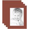 10x13 Terra-Cotta/Cognac Custom Mat for Picture Frame with 6x9 Opening Size (Mat Only, Frame NOT Included) - 4 Pack view 1