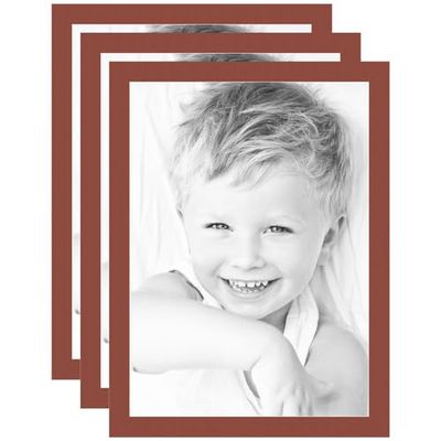 20x28 Terra-Cotta/Cognac Custom Mat for Picture Frame with 16x24 Opening Size (Mat Only, Frame NOT Included) - 3 Pack