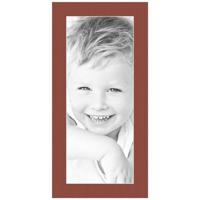 8x20 Terra-Cotta/Cognac Custom Mat for Picture Frame with 4x16 Opening Size (Mat Only, Frame NOT Included) - 1 Pack