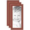 8x20 Terra-Cotta/Cognac Custom Mat for Picture Frame with 4x16 Opening Size (Mat Only, Frame NOT Included) - 3 Pack view 1