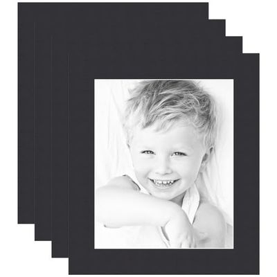 8.5x11 Terra-Cotta/Cognac Custom Mat for Picture Frame with 4.5x7 Opening Size (Mat Only, Frame NOT Included) - 4 Pack