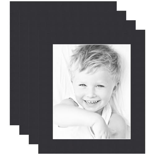 8.5x11 Terra-Cotta/Cognac Custom Mat for Picture Frame with 4.5x7 Opening Size (Mat Only, Frame NOT Included) - 4 Pack