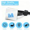 3/4" Zip Tie Mounts - 60 PCS Self Adhesive Cable Tie Mounts Wire Cable Anchors Squares Holders for Cable Management Outdoor Indoor (Black, 60PCS- 3/4INCH) view 4