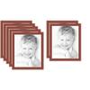 18x22 Terra-Cotta/Cognac Custom Mat for Picture Frame with 14x18 Opening Size (Mat Only, Frame NOT Included) - 7 Pack view 1
