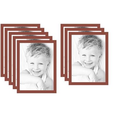 20x28 Terra-Cotta/Cognac Custom Mat for Picture Frame with 16x24 Opening Size (Mat Only, Frame NOT Included) - 8 Pack