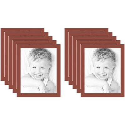 16x20 Terra-Cotta/Cognac Custom Mat for Picture Frame with 12x16 Opening Size (Mat Only, Frame NOT Included) - 10 Pack